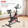 Sparnod Fitness SSB-08N Spin Bike for Home 8 kg Flywheel, Digital Display Console, Heart Rate Sensor, Fully Adjustable Seat &amp; Handlebar, Silent Belt Drive, Carbon Steel Frame, Max User Weight 130kg