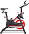 Sparnod Fitness SSB-08N Spin Bike for Home 8 kg Flywheel, Digital Display Console, Heart Rate Sensor, Fully Adjustable Seat &amp; Handlebar, Silent Belt Drive, Carbon Steel Frame, Max User Weight 130kg