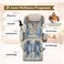 ZEITAKU Premium Full Body Massage Chair CHIRU Zero Gravity Recline, 22 Auto Wellness Programs, 8-Point Tui Na Massage, Magnetic Therapy,Foot Reflexology,Carbon Fiber Heating, Bluetooth &amp; LCD C (BEIGE)
