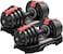 Sparnod Fitness SAD 12.5 Adjustable Dumbbells,12.5kg with 11 Weight Increments (1.5&ndash;12.5kg), One-Hand Quick Adjustment Safety Lock &amp; Storage Rack, Ergonomic Non-Slip Grip, Premium Steel Build