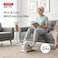 Sparnod Fitness SMB-525 Arm &amp; Leg Mini Exercise Bike with LCD Display, Adjustable Resistance, Portable Under Desk Pedal Exerciser for Home &amp; Office Workout, Compact Steel Frame, 120kg Capacity