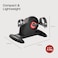 Sparnod Fitness SMB-625 Electric Mini Exercise Bike, Portable Pedal Exerciser with Remote Control, LCD Display for Time Speed Distance Calories, Quiet Motor, Forward &amp; Reverse Motion, 150kg Capacity