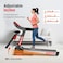 
Sparnod Fitness STH-4400 Motorised Multifunction Foldable Treadmill for Home Use, 5HP Peak Motor, 1&ndash;14 km/h Speed, 15% Auto Incline, 12 Preset Programs, LED Display, USB/Bluetooth, 120 kg Capacity