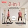 Sparnod Fitness WakyShaky Plus Walking Pad Treadmill for Home Use&ndash; 3HP Motor, 3-6 km/h, Foldable, LED Display, 4 Vibration Modes, 900x390mm Running Surface, Remote Control &amp; Phone/Tablet Holder 150kg Capacity