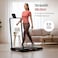 Sparnod Fitness WakyShaky Plus Walking Pad Treadmill for Home Use&ndash; 3HP Motor, 3-6 km/h, Foldable, LED Display, 4 Vibration Modes, 900x390mm Running Surface, Remote Control &amp; Phone/Tablet Holder 150kg Capacity