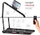 Sparnod Fitness WakyShaky Plus Walking Pad Treadmill for Home Use&ndash; 3HP Motor, 3-6 km/h, Foldable, LED Display, 4 Vibration Modes, 900x390mm Running Surface, Remote Control &amp; Phone/Tablet Holder 150kg Capacity