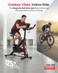 Sparnod Fitness SSB-10N Magnetic Spin Bike for Home Use &ndash; Ultra-Silent Belt Drive, 10kg Precision Flywheel, 4-Way Adjustable Seat &amp; Handlebars, LCD Monitor 125kg User Weight