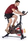 Sparnod Fitness SSB-10N Magnetic Spin Bike for Home Use &ndash; Ultra-Silent Belt Drive, 10kg Precision Flywheel, 4-Way Adjustable Seat &amp; Handlebars, LCD Monitor 125kg User Weight