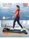 Sparnod Fitness STH-2001 Walking Pad for Home Use, 2.25 HP Motor 1&ndash;6 km/h Speed, Manual Incline 2 Levels, LED Display for Time, Distance, Speed &amp; Calories, Shock Absorption, Compact Design, 85kg Max Weight