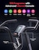 Sparnod Fitness SAB-13 Commercial Air Bike &ndash;Fan Flywheel, 165 Pre-Set Programs, Interval Console, Adjustable Ergonomic Seat, Heart Rate Sensor, Heavy-Duty Steel Frame, 150KG Capacity