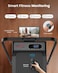 
Sparnod Fitness x Saqr Fitness Walking Pad Treadmill with Handlebar, 1&ndash;10 km/h Speed Shock-Absorption Running Surface, LED Display, Phone &amp; Tablet Holder, for Home &amp; Office Use, 90 kg Max User Weight