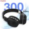 Intex Staunch Rock 100 Over The Ear Bluetooth Wireless Headphone with Deep Bass Sound (Black Silver)