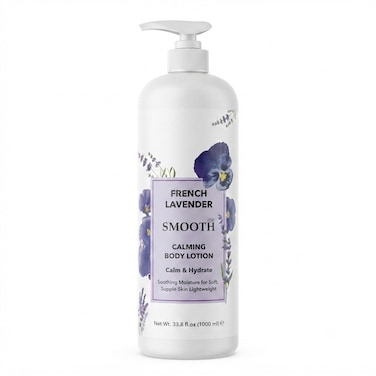 Feah Smooth Lavender Body Lotion   Hydrating Skin Care   1000ml