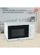Impex 20L Microwave Oven - 700W Power, 5 Power Levels, 1100W Consumption, 2-Year Warranty, 50Hz/60Hz Frequency, Efficient Cooking Appliance with 20 Liters Capacity - MO 8101A