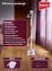 Impex Steamer for Clothes, Powerful Standing Garment Steamer,2.3 Liter Water Tank For 70 Mins Continuous Steaming,38sec Fast Heat-up, Perfect for Commercial &amp; Household 2.3 L 1950 W GSM 6013