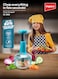 Impex Push Chopper - 650ml Capacity Food Chopper, Stainless Steel 3 Blades, Ergonomic Handy Design, Push Button Lock, Food-Grade Plastic Transparent Body, Lightweight &amp; Portable - IC 650