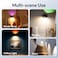 Baytion Wireless Wall Lamp,Rechargeable Wall Lamp with 3 Color &amp; Dimmable RGB Colors Wall Lighting,Wireless Reading Light with 360&deg;Rotatable Wall Sconce for Bedside,Stairs Gallery (Black)
