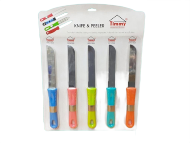 Timmy Ring Knife Set - 5 Pieces Stainless Steel Kitchen Knives