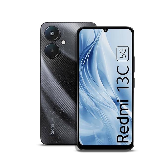 Buy Redmi 13C Dual SIM Starlight Black 8GB RAM 256GB 5G - Indian