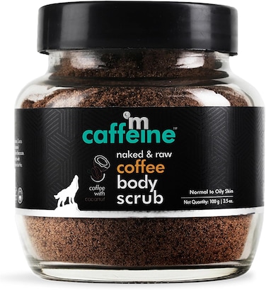 mCaffeine Exfoliating Coffee Body Scrub for Tan Removal &amp; Soft-Smooth Skin 100g