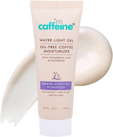 mCaffeine Coffee Oil-Free Moisturizer for Face with Hyaluronic Acid   Gel Moisturizer for Oily Skin with 48Hrs Moisturization  (50ml)