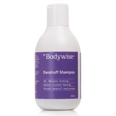 Be Bodywise Anti Dandruff Shampoo 150ml   pH 5.5   Clinically Proven Actives with Citric Acid, Oat &amp; Aloe Vera Extract   Paraben Free &amp; Vegan
