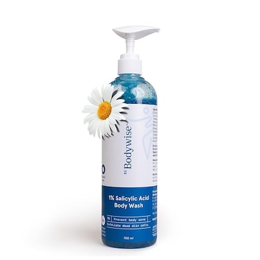 Be Bodywise 1% Salicylic Acid Exfoliating Body Wash Shower Gel 700ml, Prevents Body Acne, Bumpy skin &amp; Deep cleanses, Suitable for All Skin Types.