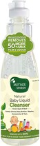 Mother Sparsh Plant Powered Natural Baby Liquid Cleanser with Basil &amp; Green Apple Extract, for Baby Bottles, Nipples, Accessories and Toys Cleaning - 500ml