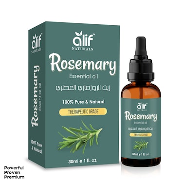 ALIF NATURALS - Rosemary Essential oil- 1 Fl Oz (30 ml)