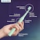 ORACURA Sonic Lite Electric Toothbrush SB200 Rechargeable 36000 Strokes Per Minute 3 Modes 25 Day Battery Timer Water Resistant USB Charging Brush Head Cap 1 Year Warranty (Green)