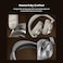 SoundByBose Noise Master Buds Max Wireless Over-Ear NoiseCancelling Headphones with Segment Leading Adaptive ANC, Dynamic EQ, LHDC 5.0, Immersive Spatial Audio,Upto 60H Playtime, App Support (Silver)