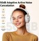 QCY H3 PRO Adaptive ANC Wireless Headphones Over-Ear, 50dB Active Noise Cancellation Headset with Multiple Modes, LDAC Hi-Res Wireless Audio, 55H Playtime, Custom EQ via App, Bluetooth 5.4