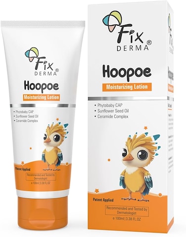 Fixderma Hoopoe Baby Moisturizing Lotion, Baby Lotion with 1% Ceramide, Baby Moisturizer for Face &amp; Body (100 ml)