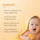 Fixderma Hoopoe Gentle Hair &amp; Body Wash for Kids with Colloidal Oatmeal, Aloe Vera Gel Extract, Calendula &amp; Coconut Oil,Top To Toe Wash for Baby, Tear Free formula (100 ml)