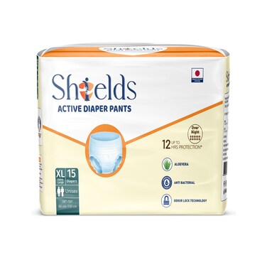 Active Adult Diapers Pull-Up Pants, Super Absorbent Leak Guard, XL - Pack of 1 (15 pcs)