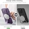 Suritch Magnetic Case Compatible with iPhone 14 Pro, ShockProof Protective Cover with Slide Camera Cover and Adjustable Kickstand(PURPLE)