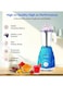 Sonashi 3-in-1 Mixer Grinder - Powerful Motor with 3 Speed Setting and Pulse   Sleek and Stainless Steel Jars with Leak Proof Lid  1.5 L 750 W SB-151SS Blue