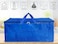 Shalimar Large Capacity Travel Bag/Storage Bag/Movein Bags/Duffel Bag Strong, Durable, Foldable and Water Resistant (Pack of 1) (Blue)