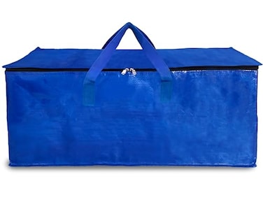 Shalimar Large Capacity Travel Bag/Storage Bag/Movein Bags/Duffel Bag Strong, Durable, Foldable and Water Resistant (Pack of 1) (Blue)