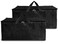 SHALIMAR Large Capacity Travel Bag/Storage Bag/Move-in Bags/Duffel Bag - Strong, Durable, Foldable and Water Resistant (Black (62.23 L x 30.48 W x 35.56 H) Pack of - 2)