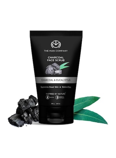 The Man Company Charcoal Tan Removal Face Scrub For Glowing Skin, 100g
