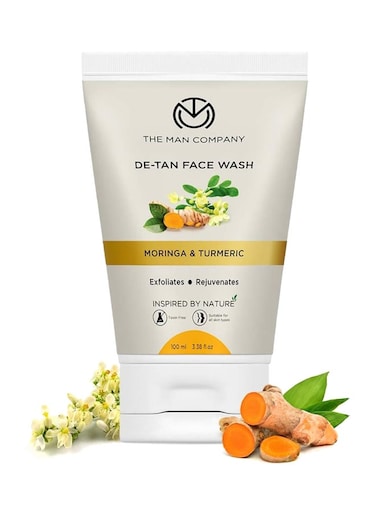 The Man Company De Tan Face Wash For Men With Turmeric And Moringa 100ml