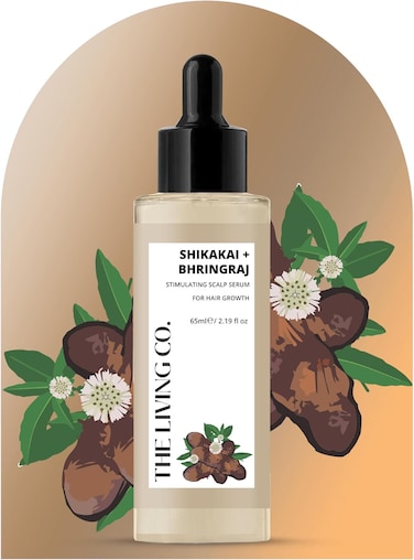 Shikakai + Bhringraj Stimulating Scalp Serum For Hair Growth 65ml