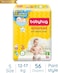 Babyhug Advanced Soft Pant Style Diapers with Aloe Vera, Size 5 - 56 Pieces
