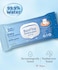 Bonfino Hypoallergenic 99.9% Water Baby Wipes, Alcohol &amp; Fragrance-Free, Biodegradable Bamboo - 60 Pieces