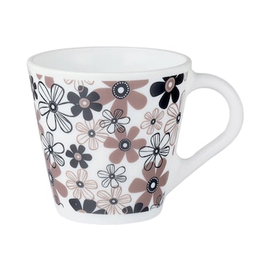 Title: Larah by Borosil Novelty Macy Opalware Mug, 280 ml (28CL) - 28MUGMAC