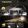 LED Headlamp Rechargeable - Super Bright Motion Sensor Head lamp with 1200 mAh Battery, 230&deg;COB Wide Beam &amp; Adjustable Spotlight, IP44 Waterproof Headlight for Camping, Hiking, Running, Power Outrage