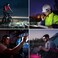 LED Headlamp Rechargeable - Super Bright Motion Sensor Head lamp with 1200 mAh Battery, 230&deg;COB Wide Beam &amp; Adjustable Spotlight, IP44 Waterproof Headlight for Camping, Hiking, Running, Power Outrage
