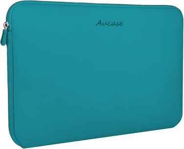 Aucase 13.3-14 inch Laptop Sleeve Compatible with MacBook Pro 14, Surface Laptop 13.5, Acer Asus Dell Lenovo HP Chromebook Notebook Ultrabook Matebook, Water Repellent Neoprene Protective Bag, Teal
