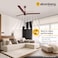 atomberg Renesa 1400mm BLDC Motor 5 Star Rated Sleek Ceiling Fans with Remote Control   Upto 65% Energy Saving, High Air Delivery and LED Indicators Brown